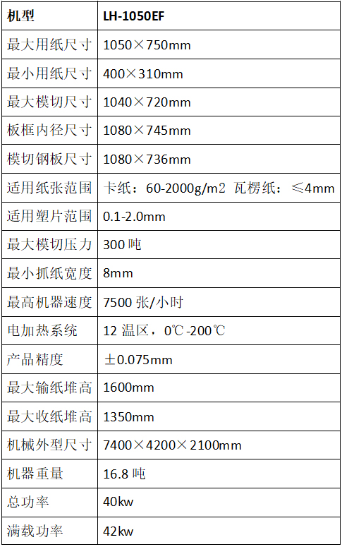 LH-1050EF全自动加热清废模切机